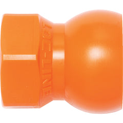 Coolant Hose System Component - 1/2″ Inside Diameter System-3/8″ Flare Nut Adapter (Pack of 4) - Exact Tool & Supply
