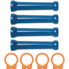 Coolant Hose System Kit - 1/2″ Inside Diameter System-1/2″ Extended Element Kit Contains 4 Extended Elements w/Clamps - Exact Tool & Supply