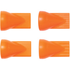 Coolant Hose System Assortment - 1/2″ Inside Diameter System-1/2″ Flat Nozzle Assortment Contains 1 each of Flat Slot 80, Flat Slot 125, Flat Hole 5 & Flat Hole 7 Nozzles - Exact Tool & Supply