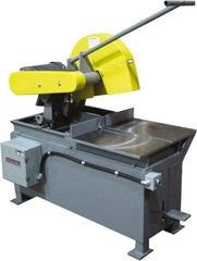 Kalamazoo - 20" Blade Diam, 1" Arbor Hole, Straight Chop & Cutoff Saw - 2,500 RPM, 15 hp, 220/440 Volts, 3 Phase - Exact Tool & Supply