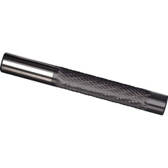 Made in USA - 1/2" Diam, 2" LOC, Solid Carbide Diamond Pattern Router Bit - Right Hand Cut, 4" OAL, 1/2" Shank Diam, Use on Cast Iron, Stainless, Steel, Titanium - Exact Tool & Supply