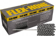 Brush Research Mfg. - 4" to 4-1/4" Bore Diam, 20 Grit, Boron Carbide Flexible Hone - Coarse, 13-1/2" OAL - Exact Tool & Supply