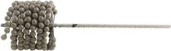 Brush Research Mfg. - 3-1/4" to 3-1/2" Bore Diam, 80 Grit, Aluminum Oxide Flexible Hone - Medium, 13-1/2" OAL - Exact Tool & Supply