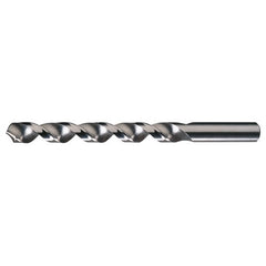 #1 RHS / RHC HSS 118 Degree Radial Point High Helix Jobber Drill - Bright - Exact Tool & Supply