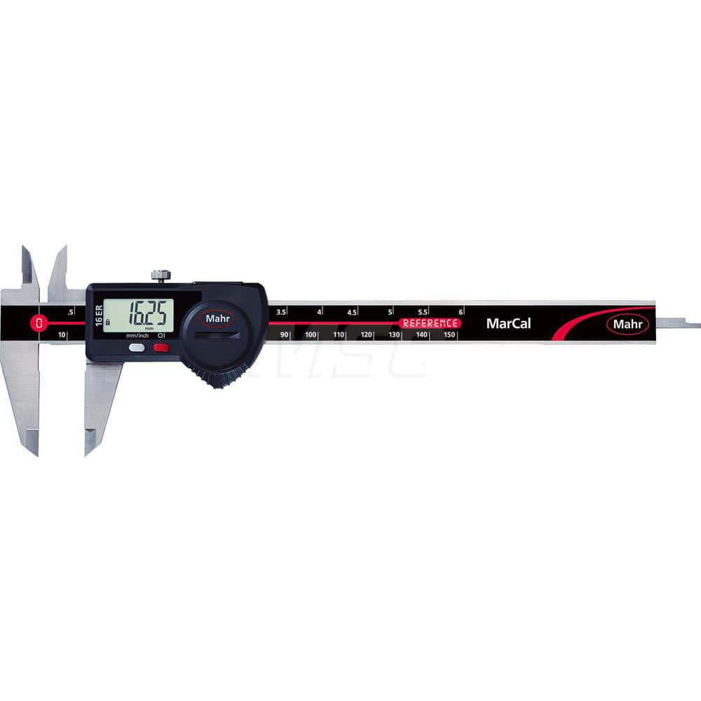Mahr - Electronic Calipers; Minimum Measurement (mm): 0.00 ; Minimum Measurement (Decimal Inch): 0.0000 ; Maximum Measurement (Decimal Inch): 8 ; Maximum Measurement (mm): 200.00 ; Accuracy Plus/Minus (Decimal Inch): 0.0010 ; Accuracy Plus/Minus (mm): 0. - Exact Tool & Supply