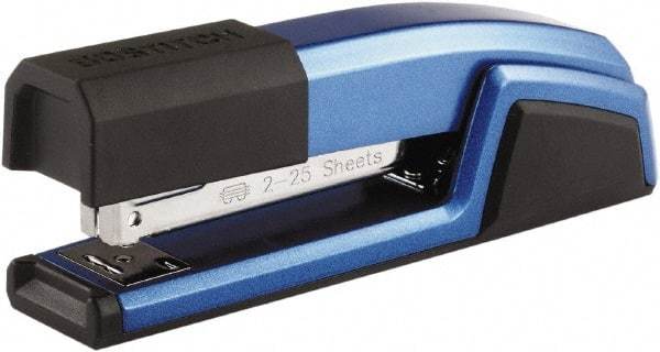Stanley Bostitch - 25 Sheet Full Strip Desktop Stapler - Blue - Exact Tool & Supply