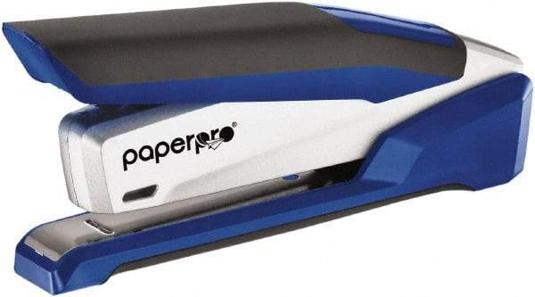PaperPro - 28 Sheet Full Strip Desktop Stapler - Red & Silver - Exact Tool & Supply