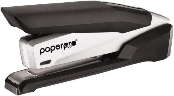PaperPro - 28 Sheet Full Strip Desktop Stapler - Black/Silver - Exact Tool & Supply