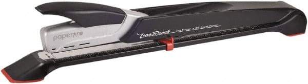 PaperPro - 25 Sheet Full Strip Desktop Stapler - Black/Silver - Exact Tool & Supply