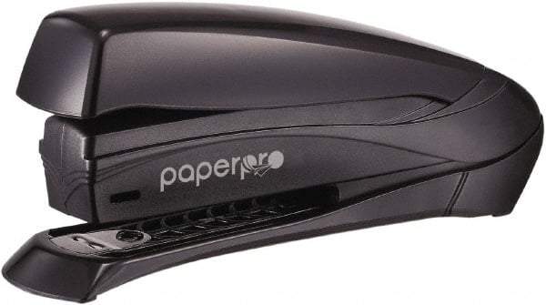 PaperPro - 20 Sheet Half Strip Stapler - Black - Exact Tool & Supply