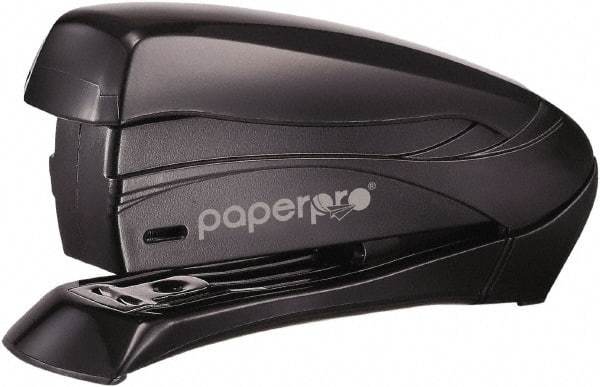 PaperPro - 15 Sheet Full Strip Desktop Stapler - Black - Exact Tool & Supply