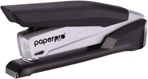 PaperPro - 20 Sheet Full Strip Desktop Stapler - Gray - Exact Tool & Supply