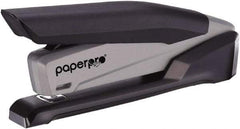 PaperPro - 20 Sheet Half Strip Stapler - Black/Gray - Exact Tool & Supply