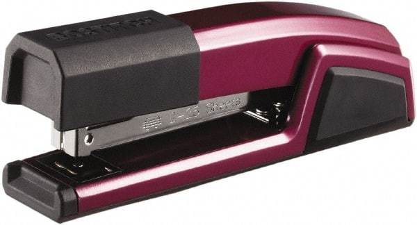 Stanley Bostitch - 25 Sheet Full Strip Desktop Stapler - Magenta - Exact Tool & Supply