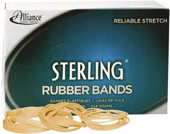 Alliance - 4" Circumference, 1/8" Wide, Ergonomic Rubber Band Strapping - 850 Pieces - Exact Tool & Supply