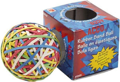 ACCO - 1" Circumference, 1/8" Wide, Light-Duty Band Rubber Band Strapping - 250 Pieces - Exact Tool & Supply