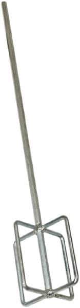 SEYMOUR-MIDWEST - Metal High Viscosity Mixing Paddle - 26" Long x 5" Wide, Compatible with 5 Gal Containers - Exact Tool & Supply