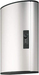 DURABLE - 36 Keys, Silver Key Storage Cabinet - 11-3/4" Wide x 4-5/8" Deep x 11" High - Exact Tool & Supply