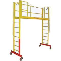 TRI-ARC - Rolling & Wall Mounted Ladders & Platforms Type: Double Entry Work Platform Style: Adjustable Height - Exact Tool & Supply