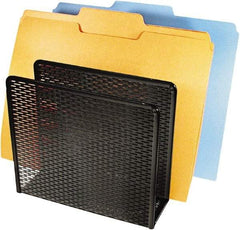 Artistic - Black Desk Top Organizer - Mesh Metal - Exact Tool & Supply
