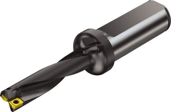 Sandvik Coromant - 53mm Max Drill Depth, 4.01575xD, 12.7mm Diam, Indexable Insert Drill - 2 Inserts, 20mm Shank Diam, Flange Shank - Exact Tool & Supply
