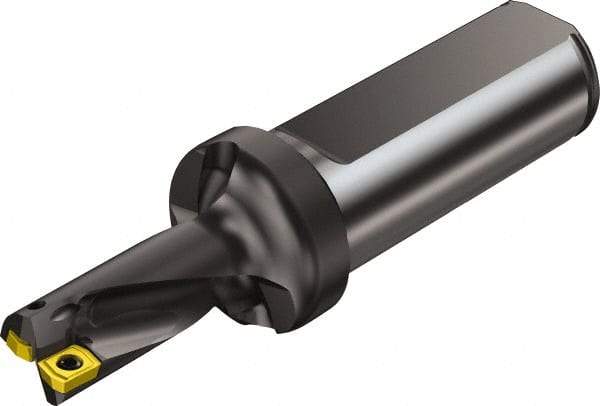 Sandvik Coromant - 80mm Max Drill Depth, 2xD, 38mm Diam, Indexable Insert Drill - 2 Inserts, 40mm Shank Diam, Flange Shank - Exact Tool & Supply