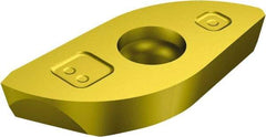 Sandvik Coromant - R2161202 E-M Grade 2040 Carbide Milling Insert - TiCN/Al2O3/TiN Finish, 2.38mm Thick - Exact Tool & Supply
