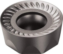 Sandvik Coromant - RCKT1606M0 WM Grade H10F Carbide Milling Insert - Uncoated, 6.35mm Thick, 16mm Inscribed Circle, 8mm Corner Radius - Exact Tool & Supply