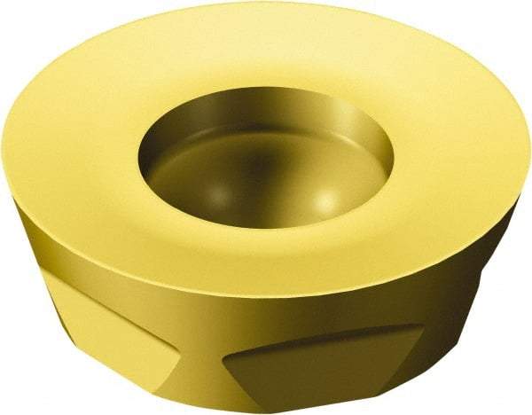 Sandvik Coromant - R3001648 PM Grade S40T Carbide Milling Insert - TiCN/Al2O3/TiN Finish, 4.8mm Thick, 16mm Inscribed Circle, 8mm Corner Radius - Exact Tool & Supply