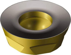 Sandvik Coromant - R3001032 KH Grade 3330 Carbide Milling Insert - TiCN/Al2O3/TiN Finish, 3.17mm Thick, 10mm Inscribed Circle - Exact Tool & Supply