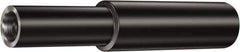Sandvik Coromant - CoroMill 316 25mm Straight Shank Milling Tip Insert Holder & Shank - 140mm Projection, 0.9488" Neck Diam, 24.1mm Nose Diam, 140mm OAL, Steel Exx-Axx-SS Tool Holder - Exact Tool & Supply