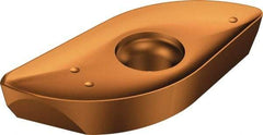Sandvik Coromant - RA2161302 M-M Grade 1030 Carbide Milling Insert - TiAlN Finish, 3/32" Thick, 1/4" Corner Radius - Exact Tool & Supply