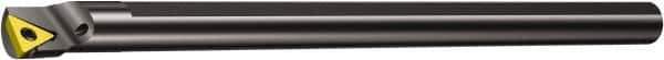 Sandvik Coromant - 12.2mm Min Bore Diam, 6" OAL, 3/8" Shank Diam, E-STFP Indexable Boring Bar - TPMT 1.81.51 Insert, Screw Clamping Holding Method - Exact Tool & Supply