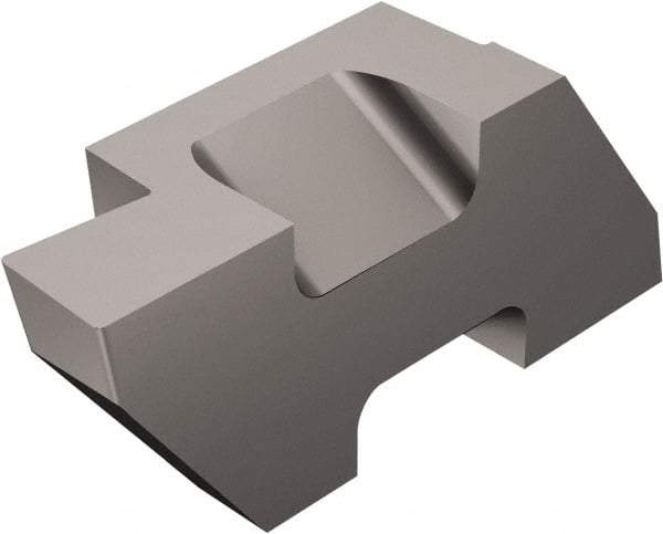 Sandvik Coromant - 2TLG Grade H13A, 0.79mm Cutting Width Carbide Grooving Insert - 1.27mm Max Depth of Cut, Right Hand, 0.09mm Corner Radius, Uncoated - Exact Tool & Supply