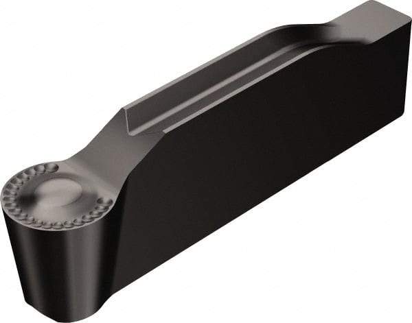 Sandvik Coromant - 0600N123 Grade 1105, 6mm Cutting Width Carbide Grooving Insert - 2.8mm Max Depth of Cut, Neutral, 3mm Corner Radius, TiAlN2 Finish - Exact Tool & Supply