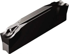 Sandvik Coromant - N123x2G CM 3115 Grade, 0.1181" Cutting Width, Carbide Cutoff Insert - 0° Neutral Lead Angle, 0.0079" Cnr Rad, TiCN/Al2O3 Coated - Exact Tool & Supply
