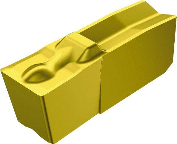 Sandvik Coromant - 09725N151.3 4G Grade 235, 2.46mm Cutting Width Carbide Grooving Insert - Neutral, 0.33mm Corner Radius, TiCN/TiN Finish - Exact Tool & Supply