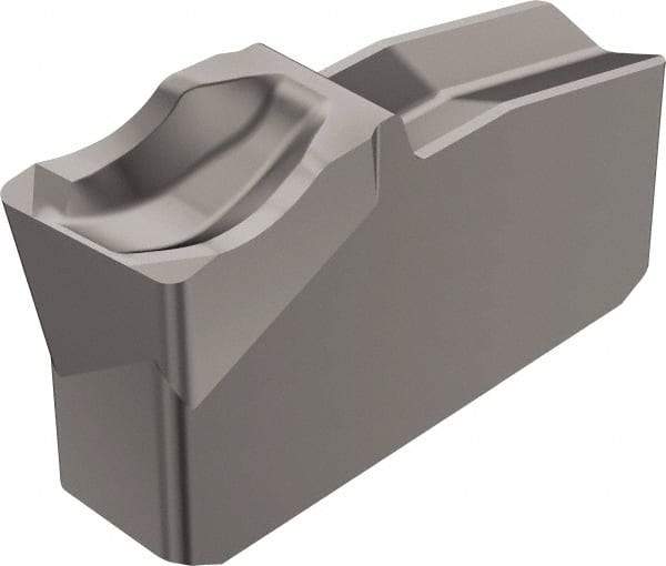 Sandvik Coromant - R151.240 4E H13A Grade, 0.1575" Cutting Width, Carbide Cutoff Insert - 5° Right Hand Lead Angle, 0.0118" Cnr Rad - Exact Tool & Supply