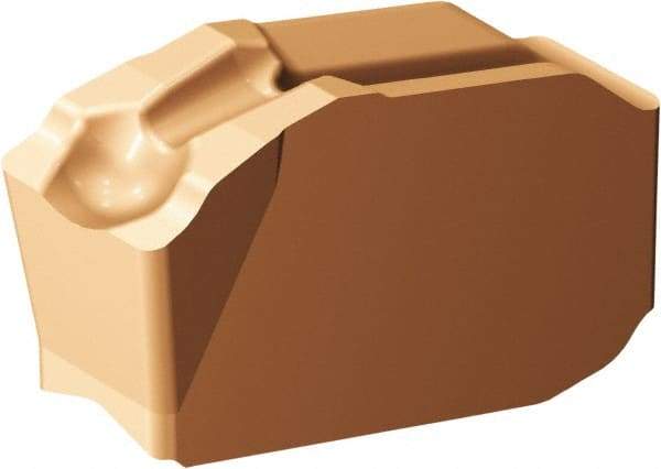 Sandvik Coromant - QDJ CL 1125 Grade, 0.1969" Cutting Width, Carbide Cutoff Insert - 0.0156" Cnr Rad, TiAlN Coated - Exact Tool & Supply