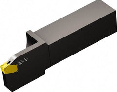 Sandvik Coromant - QS-QD-R/LF..C..D, External, Left Hand, 33mm Max Depth of Cut, Indexable Grooving Tool Holder - QD-NH-0400-0002-CM Insert Compatibility, 20mm Shank Height, 20mm Shank Width, 103.6mm OAL, Through Coolant - Exact Tool & Supply