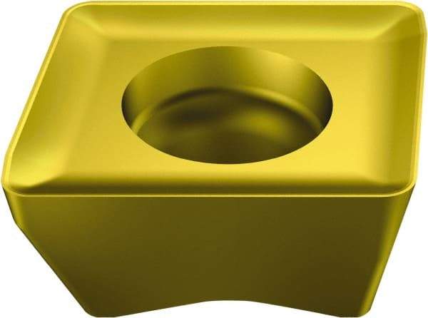 Sandvik Coromant - 690100531 SL Grade S40T Carbide Milling Insert - TiCN/Al2O3/TiN Finish, 5.2mm Thick, 10mm Inscribed Circle, 3.1mm Corner Radius - Exact Tool & Supply
