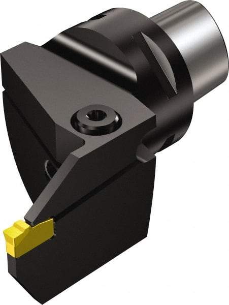Sandvik Coromant - Cx-R/LF151.23 Insert, 60mm Head Length, Modular Grooving Cutting Unit Head - Left Hand Cut, System Size C4, Through Coolant, Series T-Max Q-Cut - Exact Tool & Supply