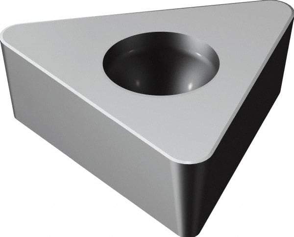Sandvik Coromant - TCMW21.51 Grade 5015 Cermet Turning Insert - Uncoated, 60° Triangle, 1/4" Inscr Circle, 3/32" Thick, 1/64" Corner Radius - Exact Tool & Supply