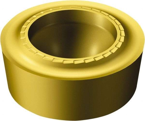 Sandvik Coromant - RCMT43 SM Grade S05F Carbide Turning Insert - TiCN/AI2O3/TiN Finish, Round, 1/2" Inscr Circle, 3/16" Thick - Exact Tool & Supply