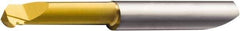 Sandvik Coromant - 0.49mm Cutting Depth, 28 Max TPI, 5.1mm Diam, Internal Thread, Solid Carbide, Single Point Threading Bar - TiAlN/TiN Finish, 1.2717" OAL, 15mm Projection from Edge, 60° Profile Angle - Exact Tool & Supply
