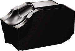 Sandvik Coromant - QDE CO 1105 Grade, 0.0787" Cutting Width, Carbide Cutoff Insert - 0.0039" Cnr Rad, TiAlN Coated - Exact Tool & Supply