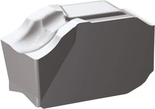 Sandvik Coromant - QDF CM H13A Grade, 0.0984" Cutting Width, Carbide Cutoff Insert - 0.0079" Cnr Rad - Exact Tool & Supply