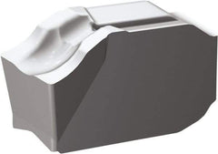 Sandvik Coromant - QDF CM H13A Grade, 0.0984" Cutting Width, Carbide Cutoff Insert - 0.0079" Cnr Rad - Exact Tool & Supply