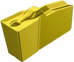 Sandvik Coromant - 30N151.2 4G Grade 235, 3.61mm Cutting Width Carbide Grooving Insert - Neutral, 0.32mm Corner Radius, TiCN/TiN Finish - Exact Tool & Supply