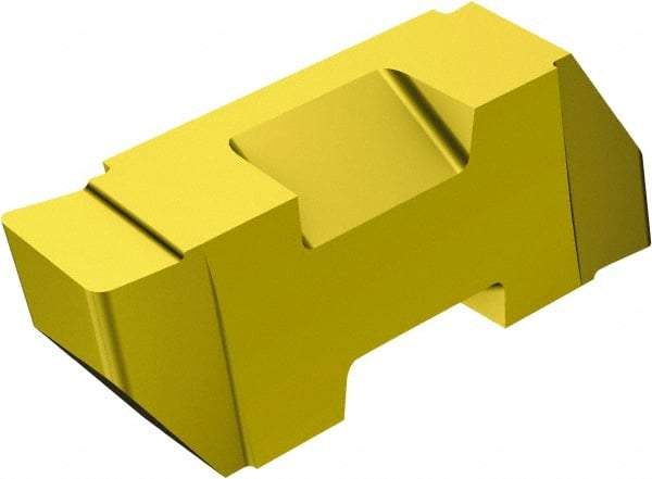 Sandvik Coromant - 3TLGP Grade 2135, 1/8" Cutting Width Carbide Grooving Insert - 3.81mm Max Depth of Cut, Right Hand, 0.19mm Corner Radius, TiCN/Al2O3/TiN Finish - Exact Tool & Supply